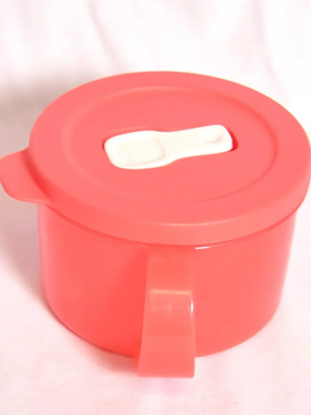 Tupperware Crystalwave Plus Soup Mug Microwavable Orange 2 cup / 500ml